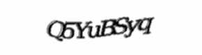 Security check image, please type the characters shown